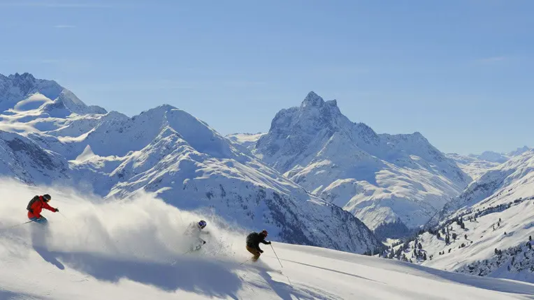 Austria Arlberg St Anton Slopes