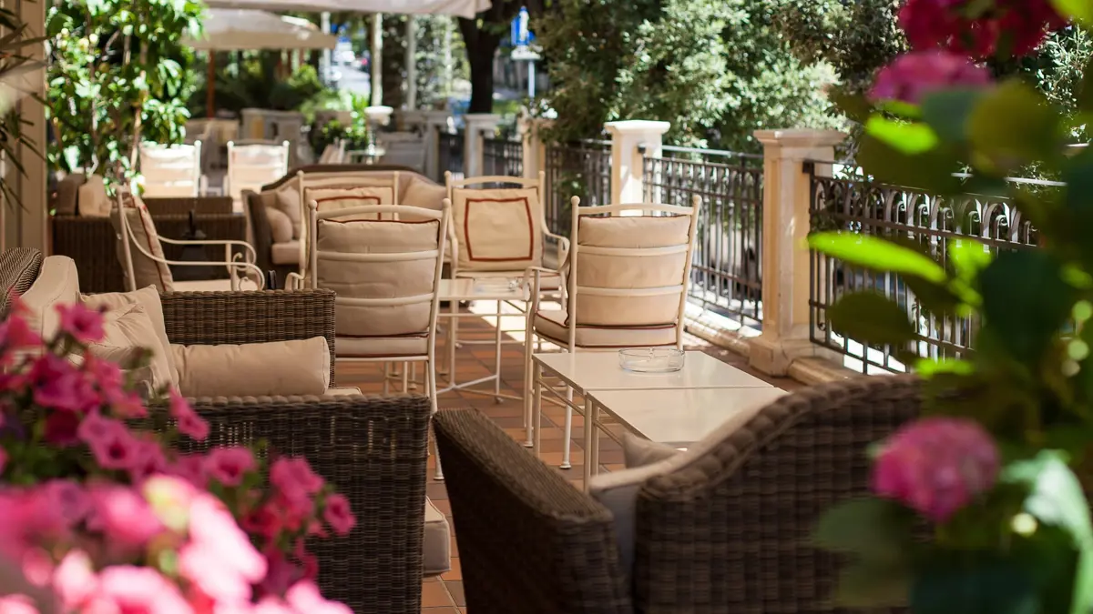 Hotel Francia & Quirinale, Montecatini, Terrace
