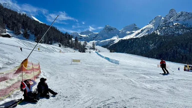 A scenic view of a landscape