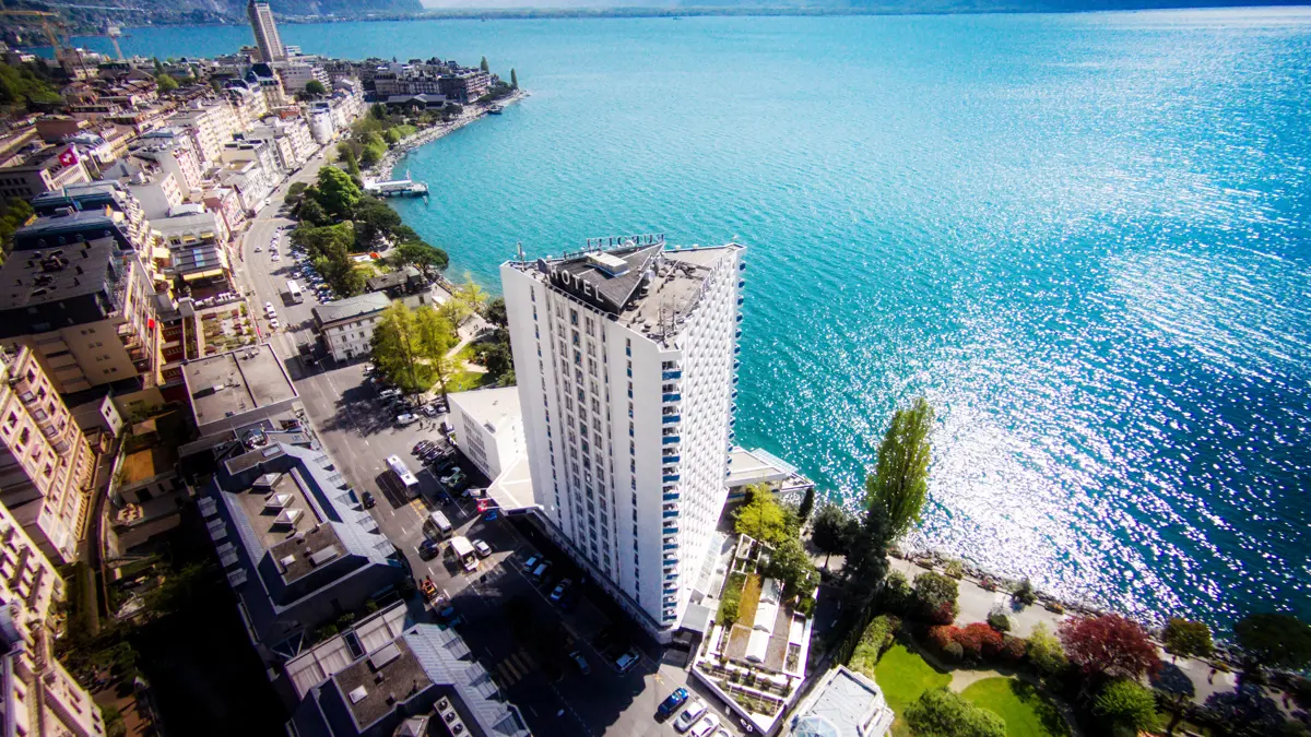 Hotel Mona Montreux Aerial View