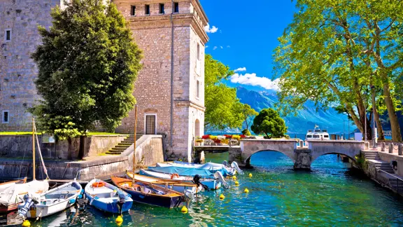 Rocca Castle, Riva, Lake Garda, Italy Summer Holidays