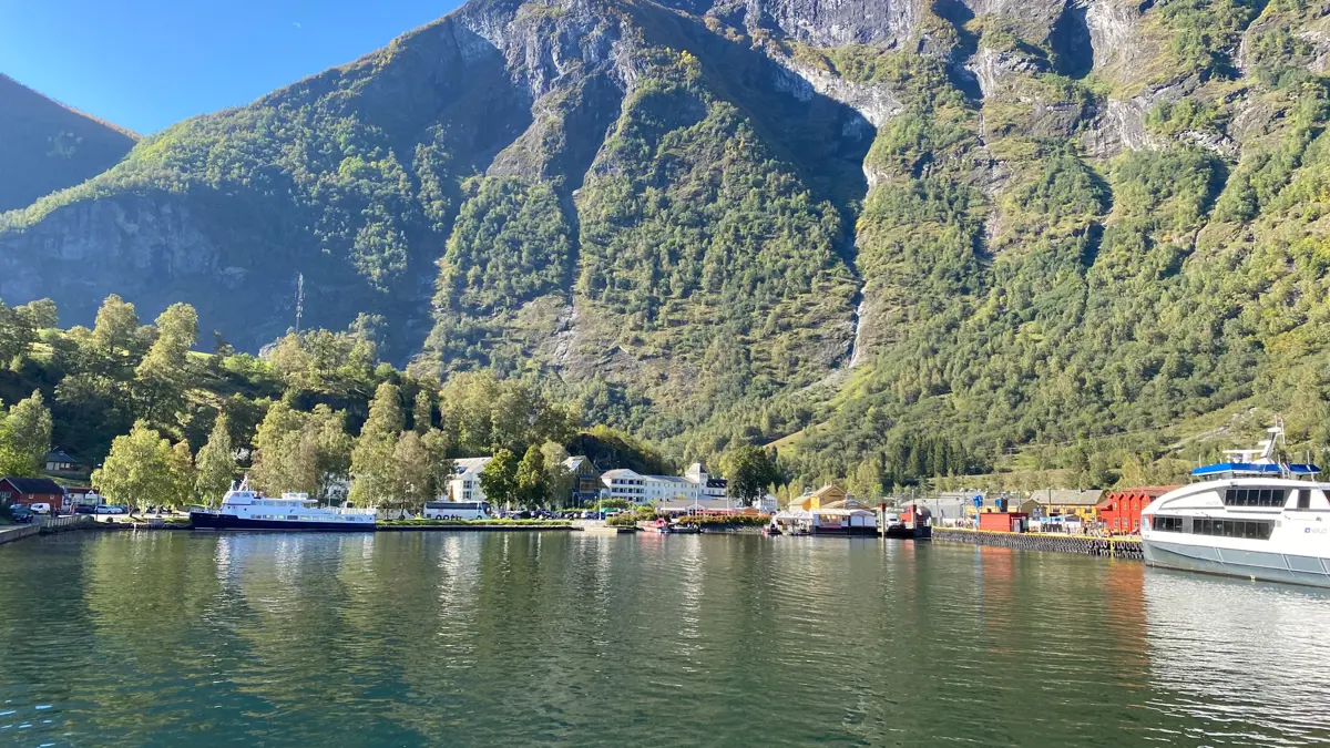 Flam Aurland Norway Town Of Flam