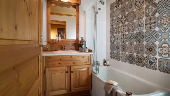 Typical apartment bathroom