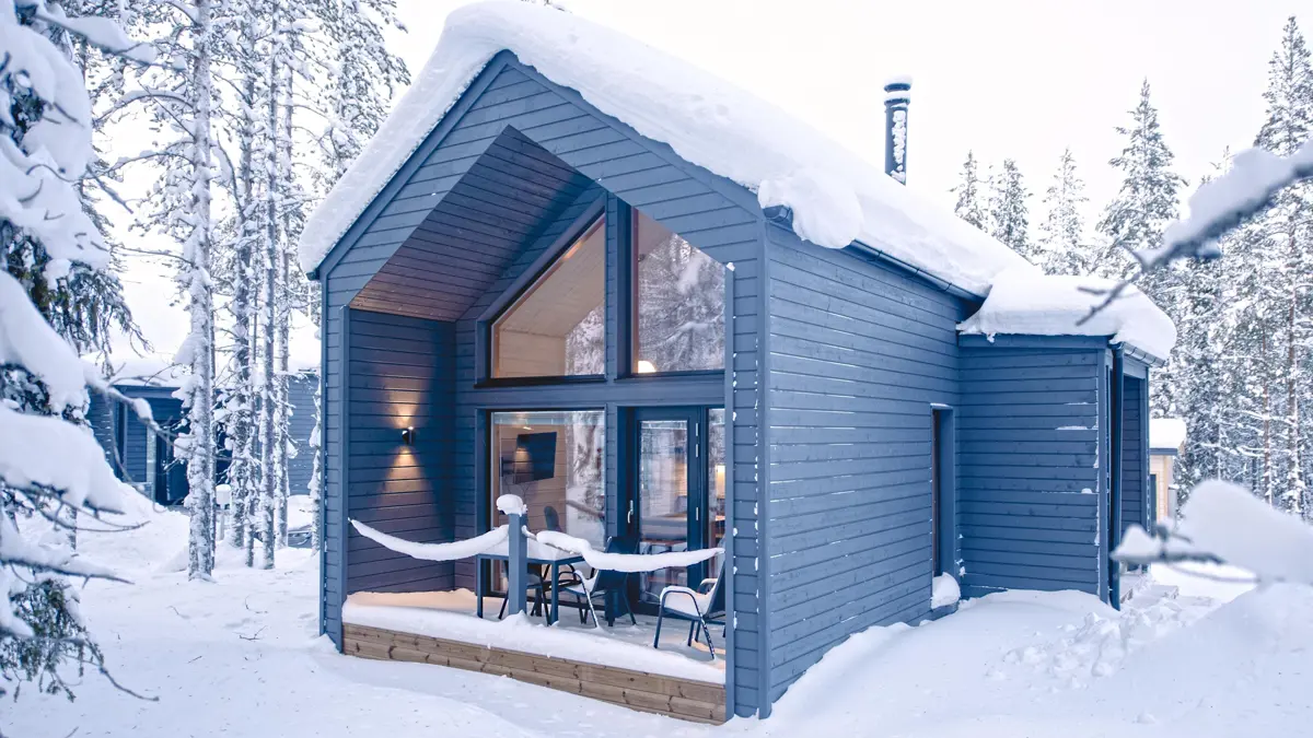 Yllas Log Cabins Yllas Poronkapala Cabin Exterior View