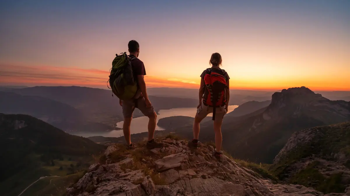 Lake Annecy Sunrise Over Lake Annecy