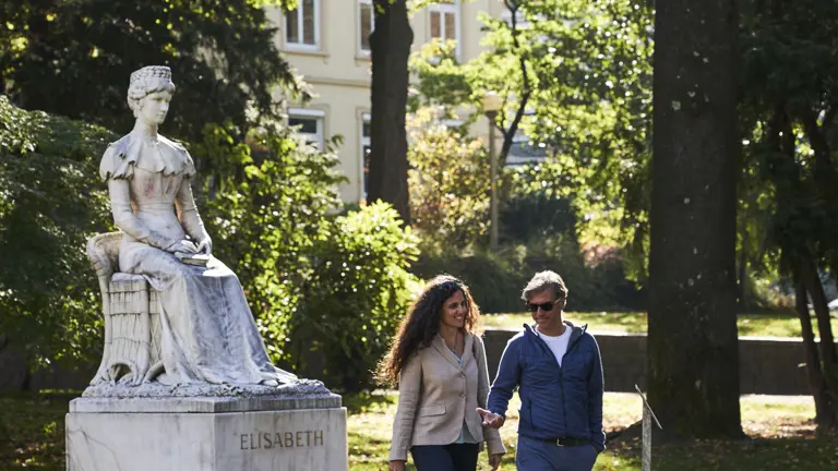 A scenic view of a landscape