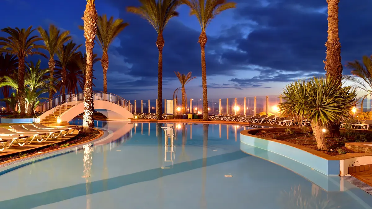 Pestana Grand Premium Ocean Resort Funchal Outdoor Pool Night