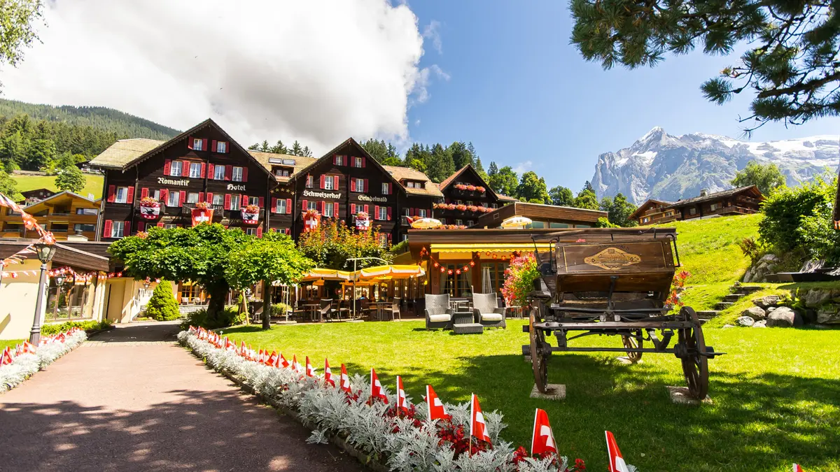 Romantik Hotel Schweizerhof Grindelwald Sumer Exterior
