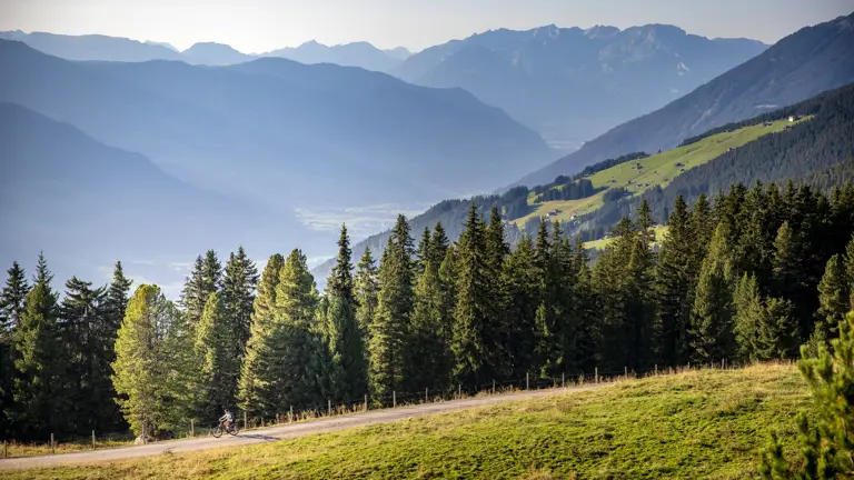 A scenic view of a landscape