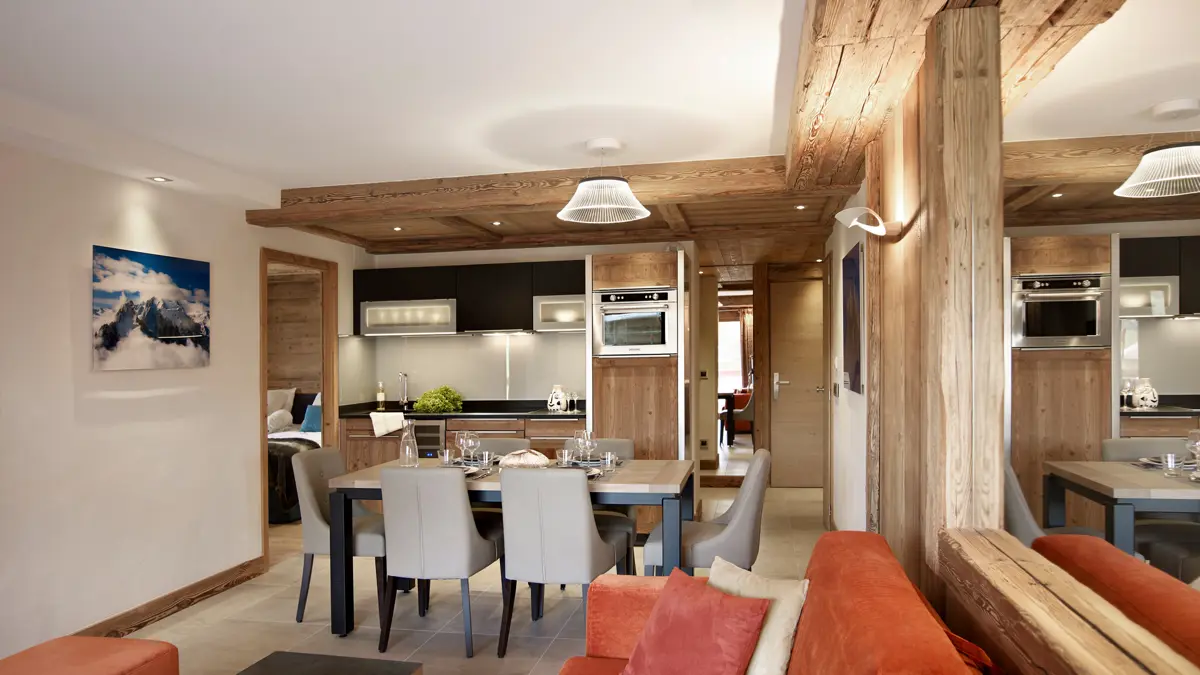 Residence Alexane Samoens Example Six Person Apartment Kitchen