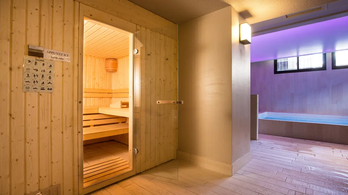 Parc Hotel And Spa Serre Chevalier Wellness Area Sauna
