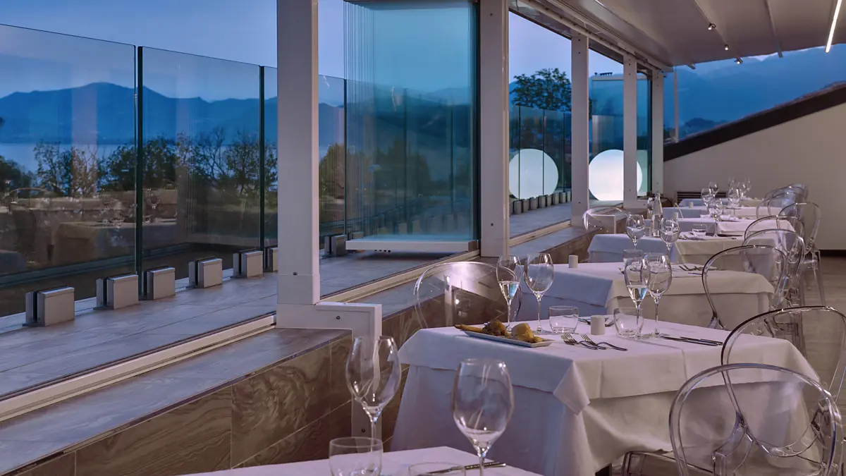 Palace Hotel San Pietro, Bardolino, Lake Garda, Restaurant