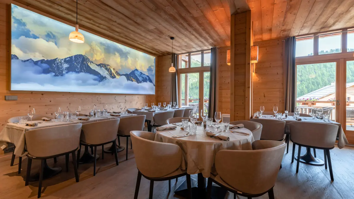 Hotel Chalet Blanc Montgenevre Restaurant 2