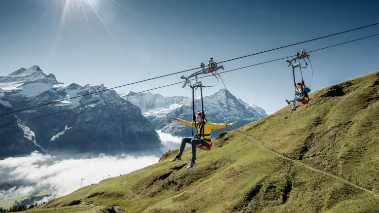 A scenic view of a landscape