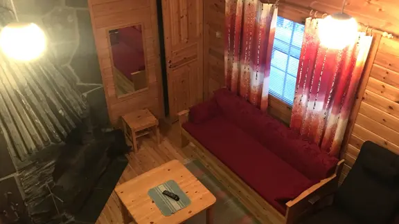 Typical cabin lounge area