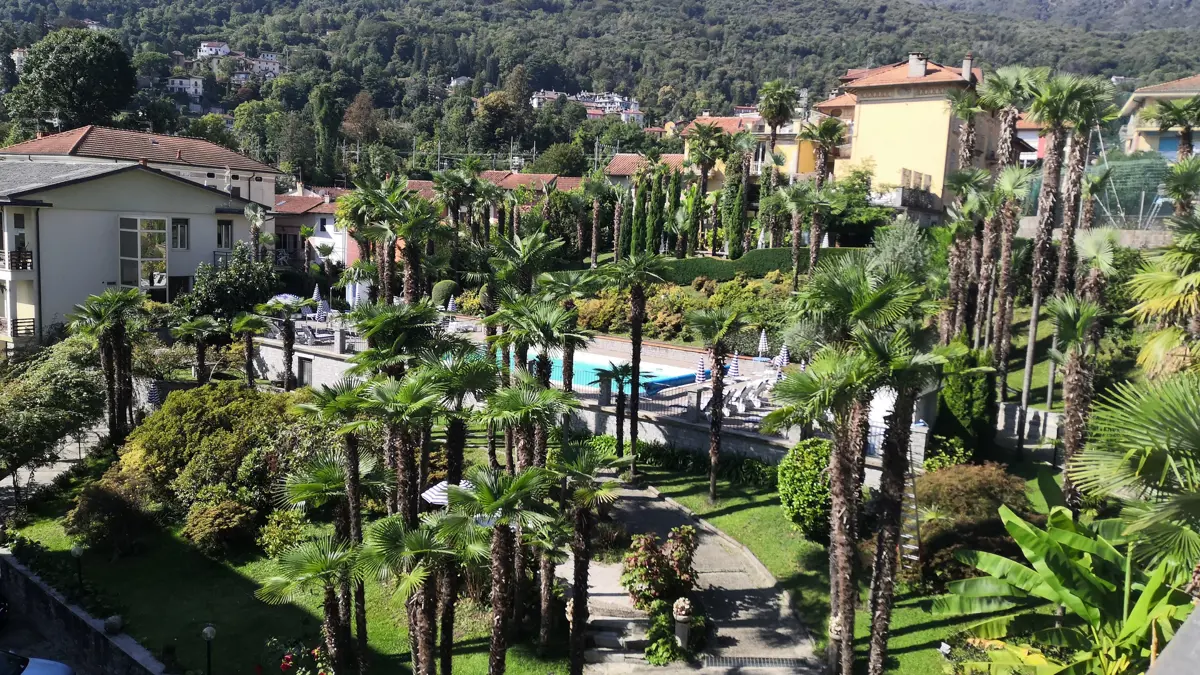 Hotel Beau Rivage Lake Maggiore View From Top