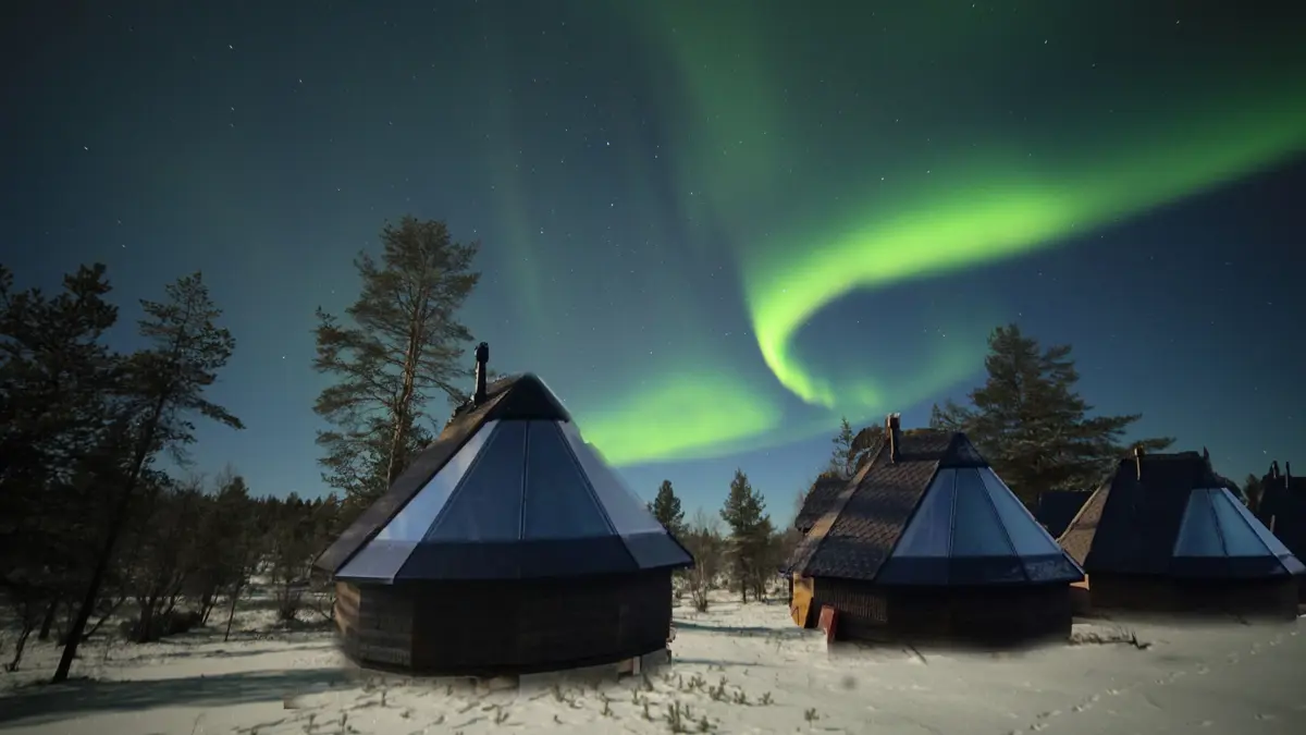 Muotka Wilderness Lodge Saariselka Aurora Cabin