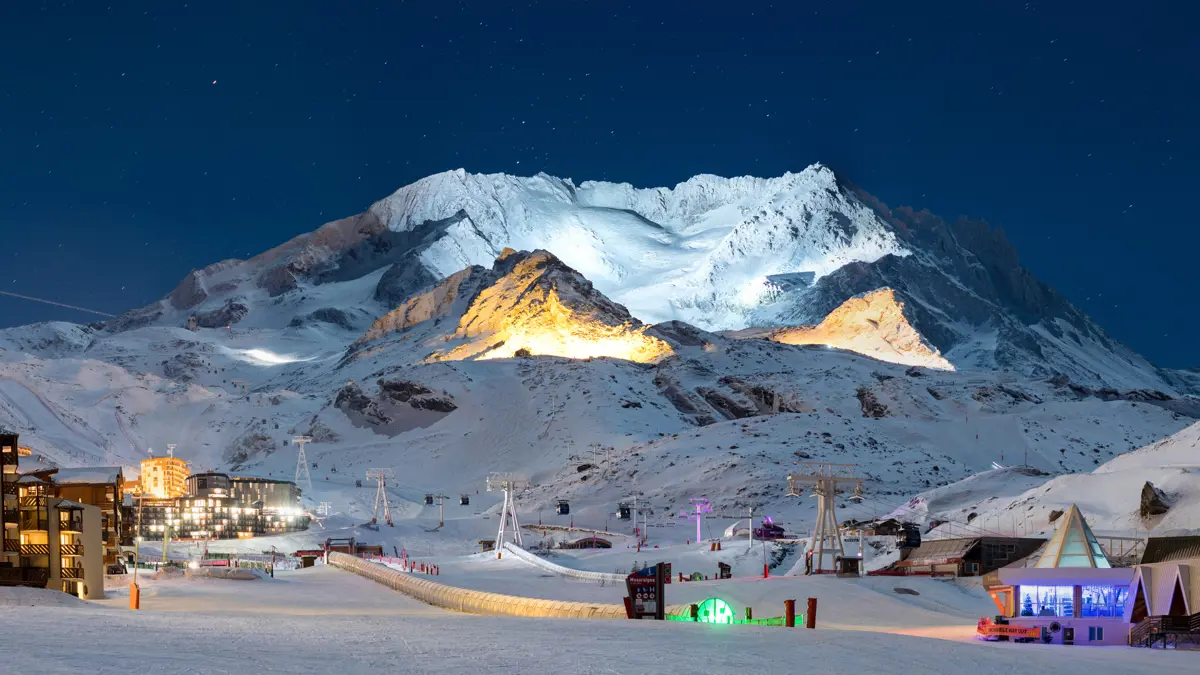 Val Thorens Three Valleys Ski Area Mountain