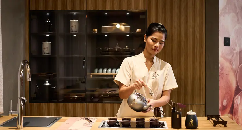 Hotel Cesa Tyrol, Canazei, Dolomites, Chinese Tea Corner