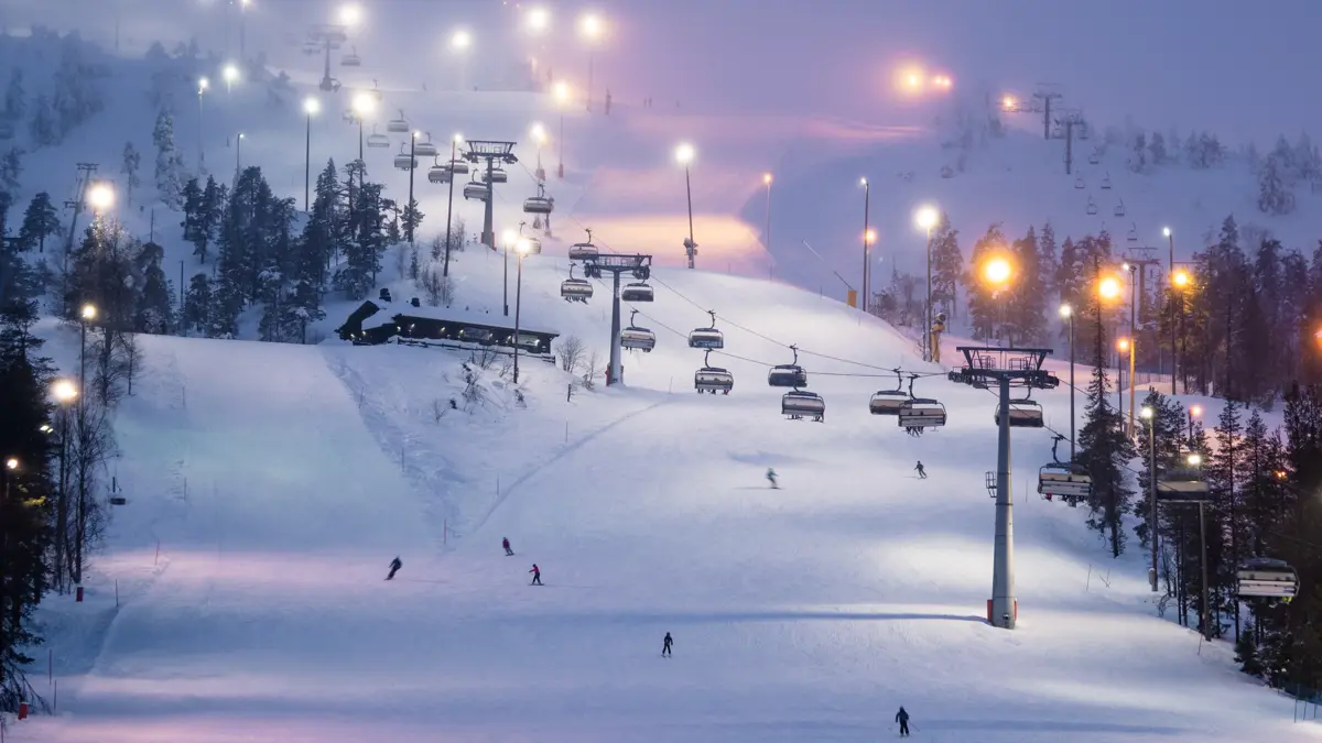 Pyha Floodlit Skiing