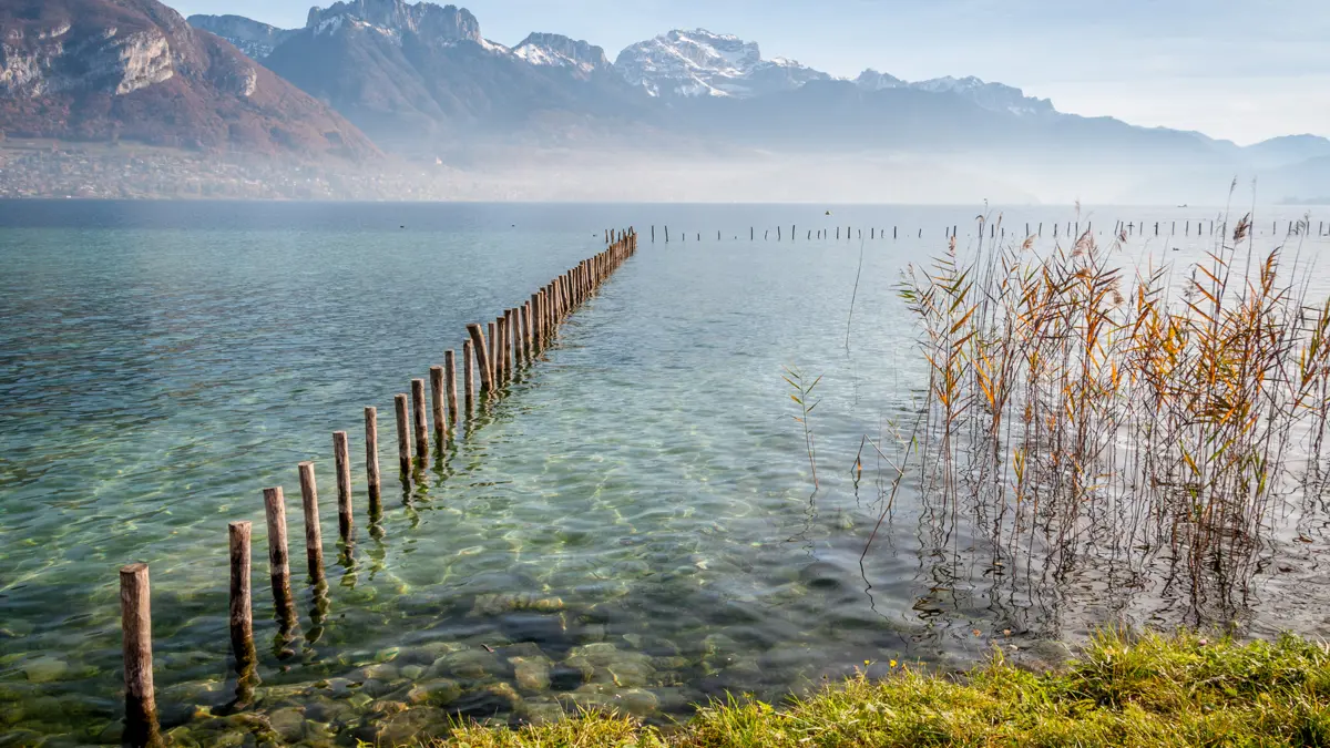 Lake Annecy Mist On Lake Annecy