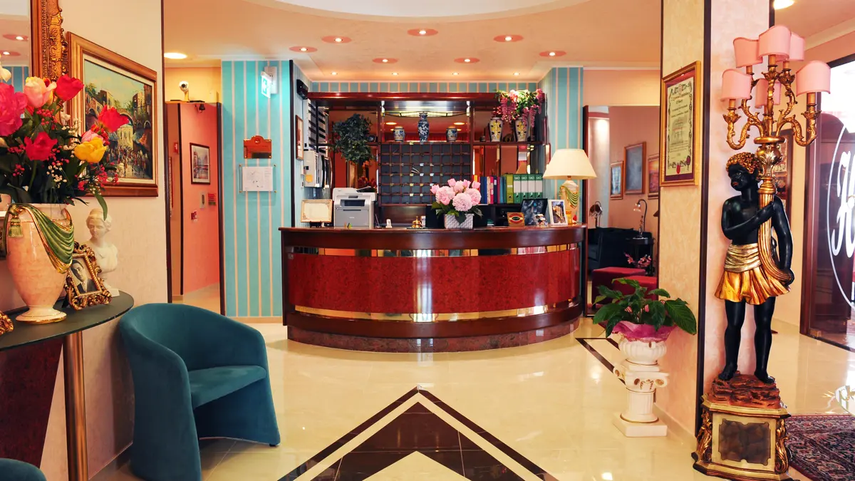 Hotel Cristallo, Malcesine, Lake Garda, Reception