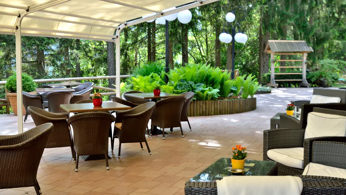 Ribno Alpine Resort Lake Bled Hotel Terrace