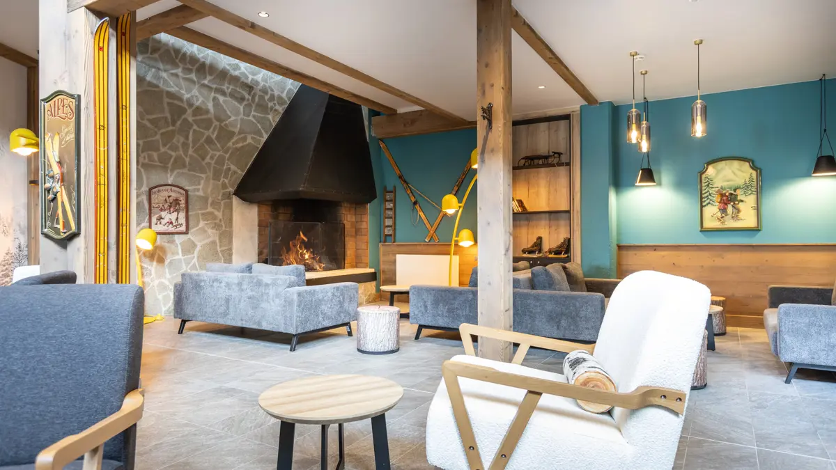 Hotel Les Bergers Alpe D'huez Lounge