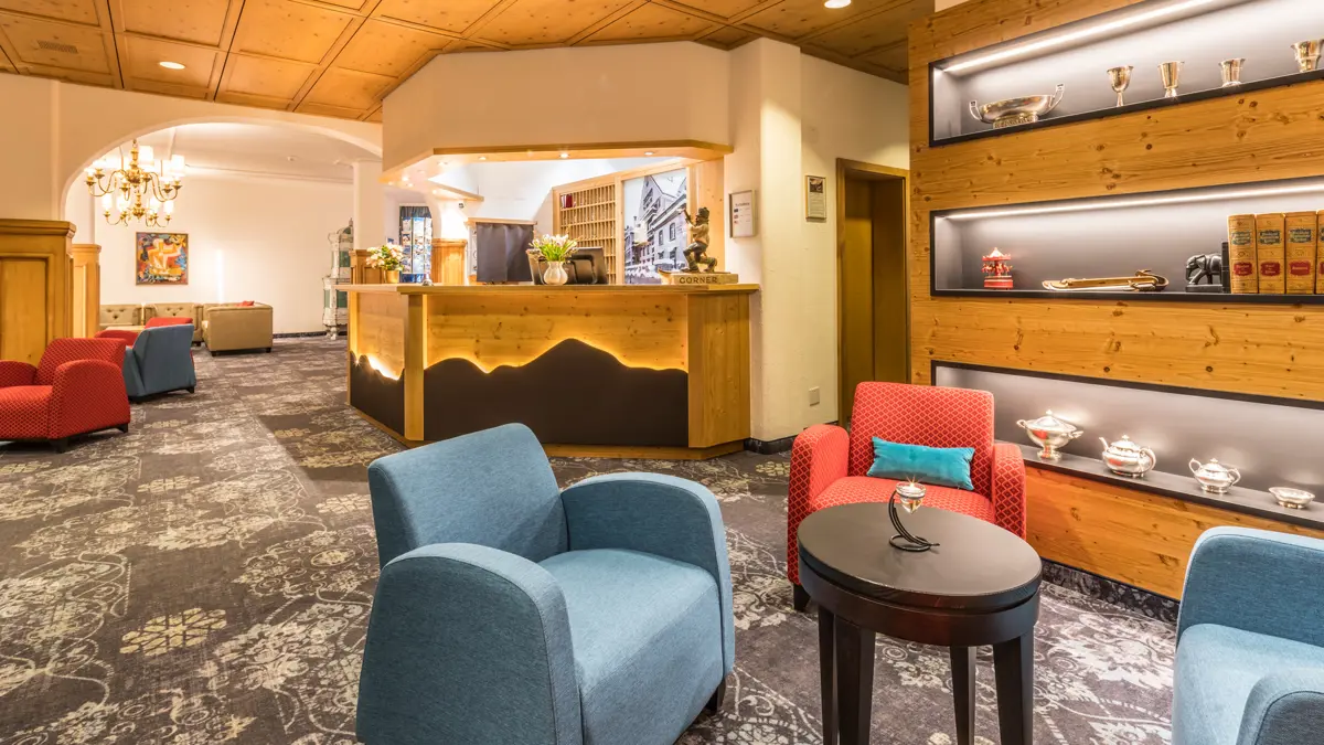 Hotel Central Sport Davos .Reception