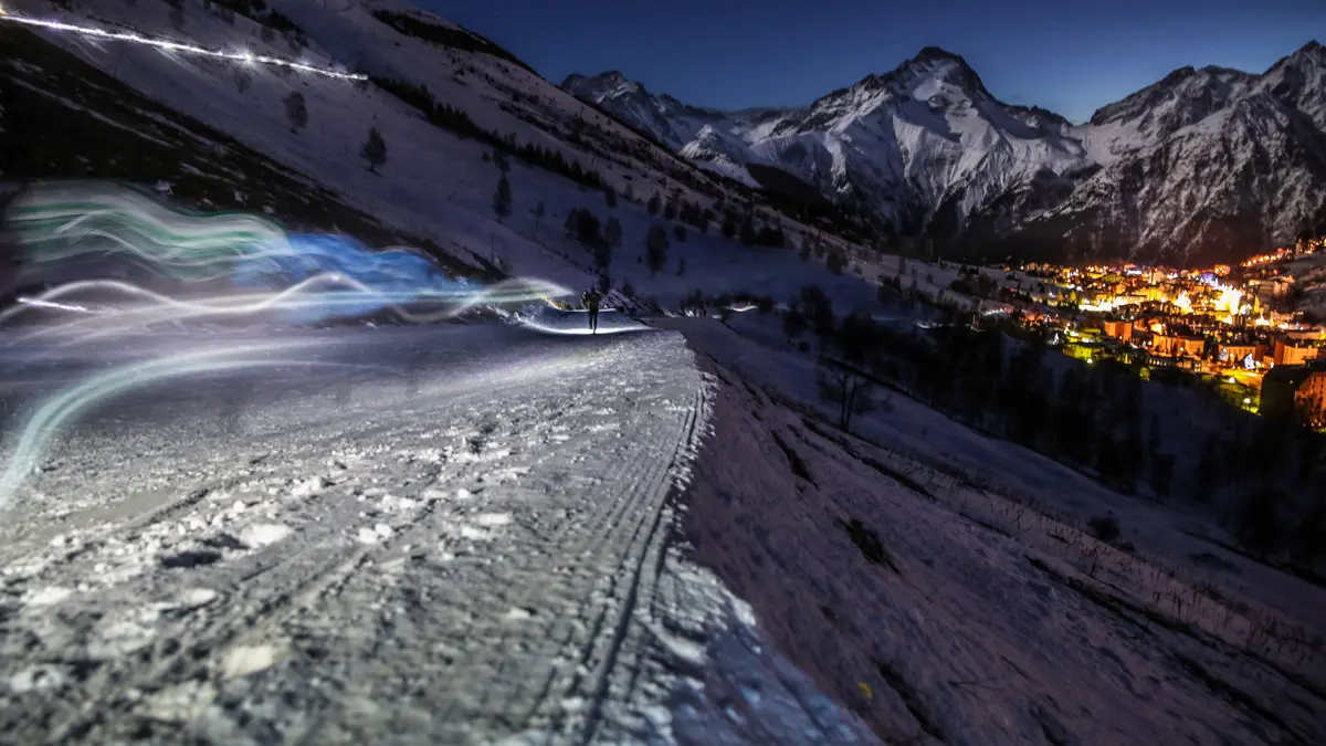 Les 2 Alpes At Night