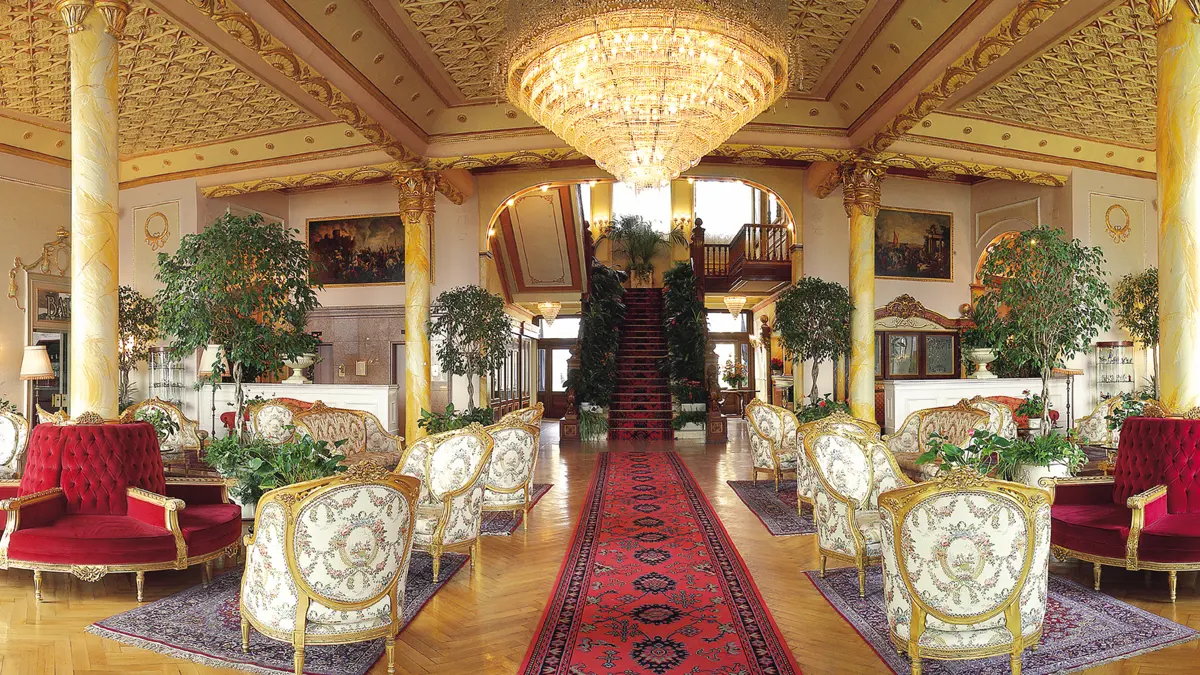 Hotel Regina Palace, Stresa, Lake Maggiore, Lobby