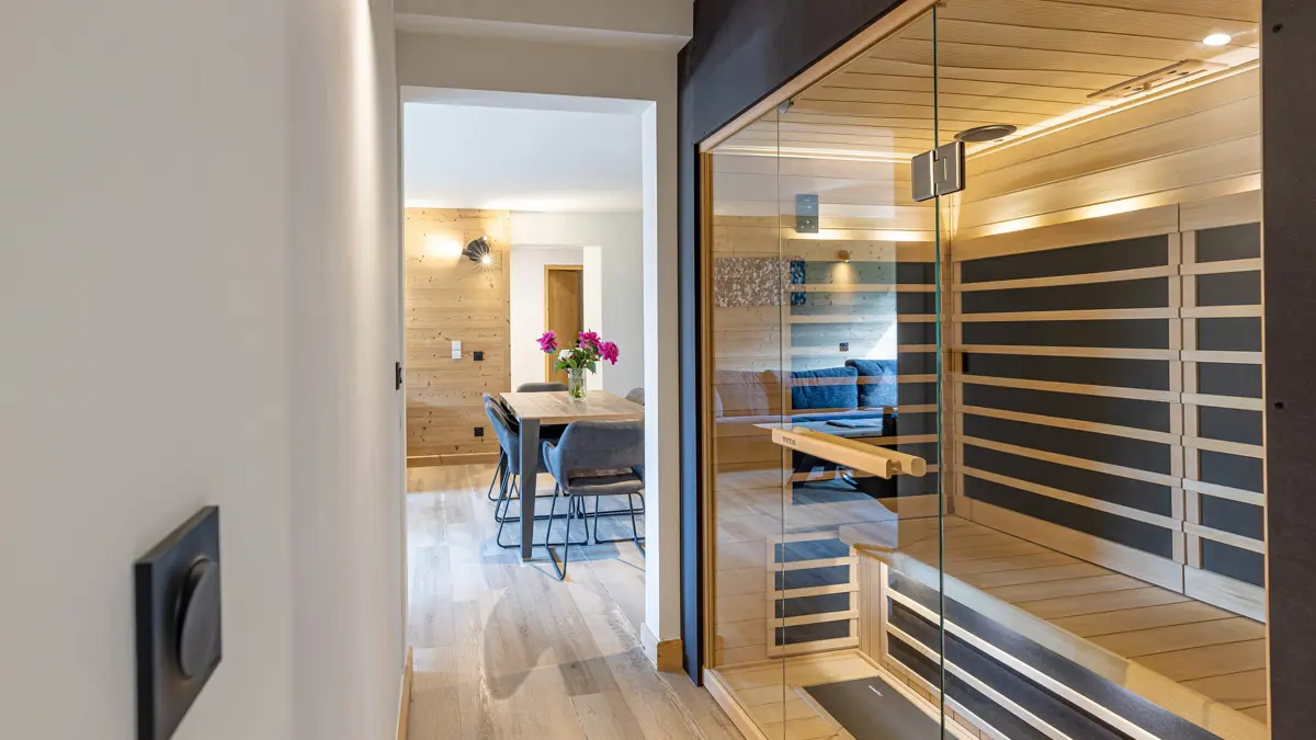 Residence W2050 La Plagne Two Bedroom Apartment Sauna