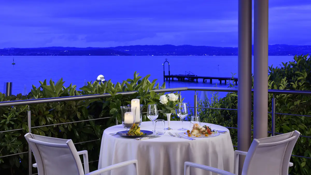 Hotel Continental, Sirmione, Lake Garda, Restaurant Terrace