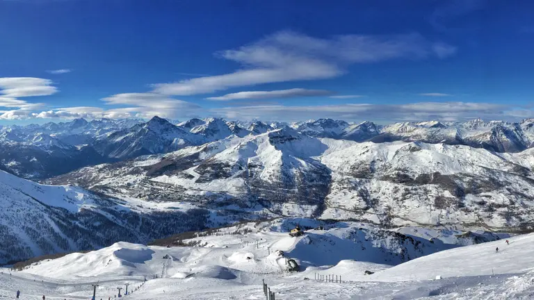 A scenic view of a landscape