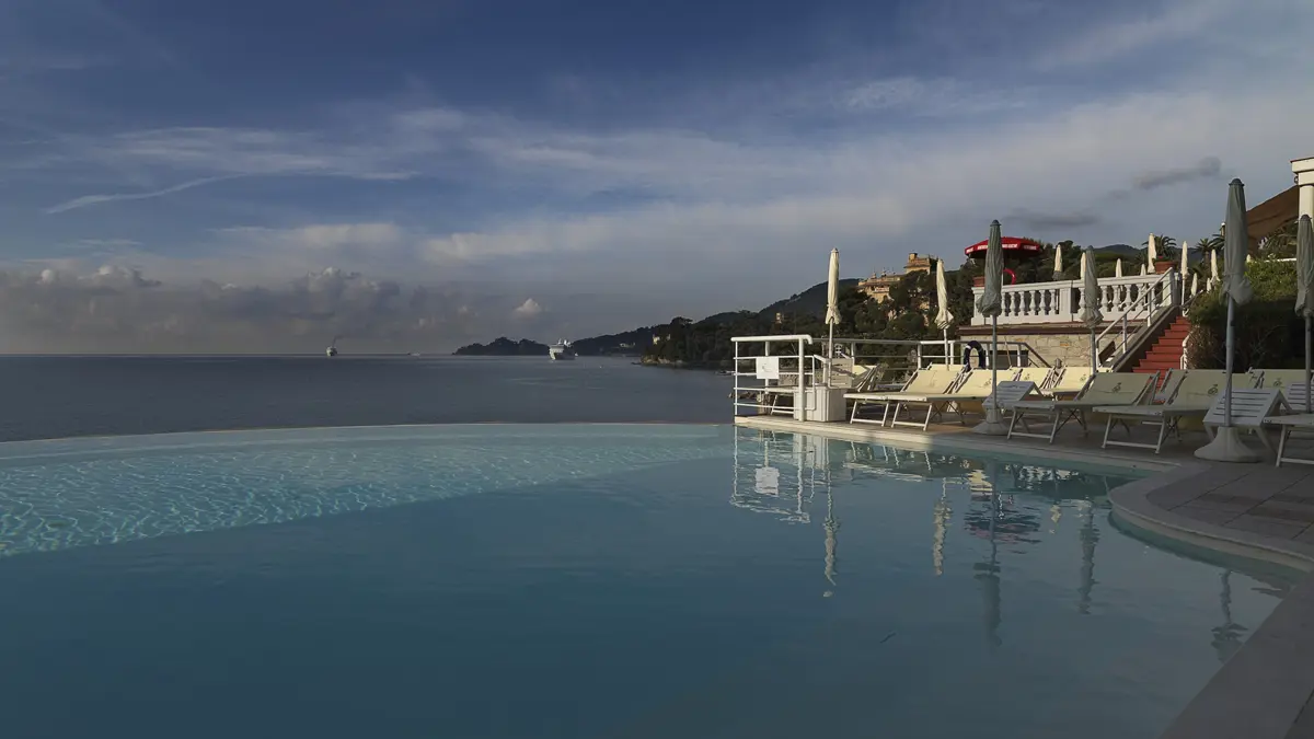 Hotel Excelsior Palace, Portofino Coast, Liguria, Infinity Pool with Sea Views