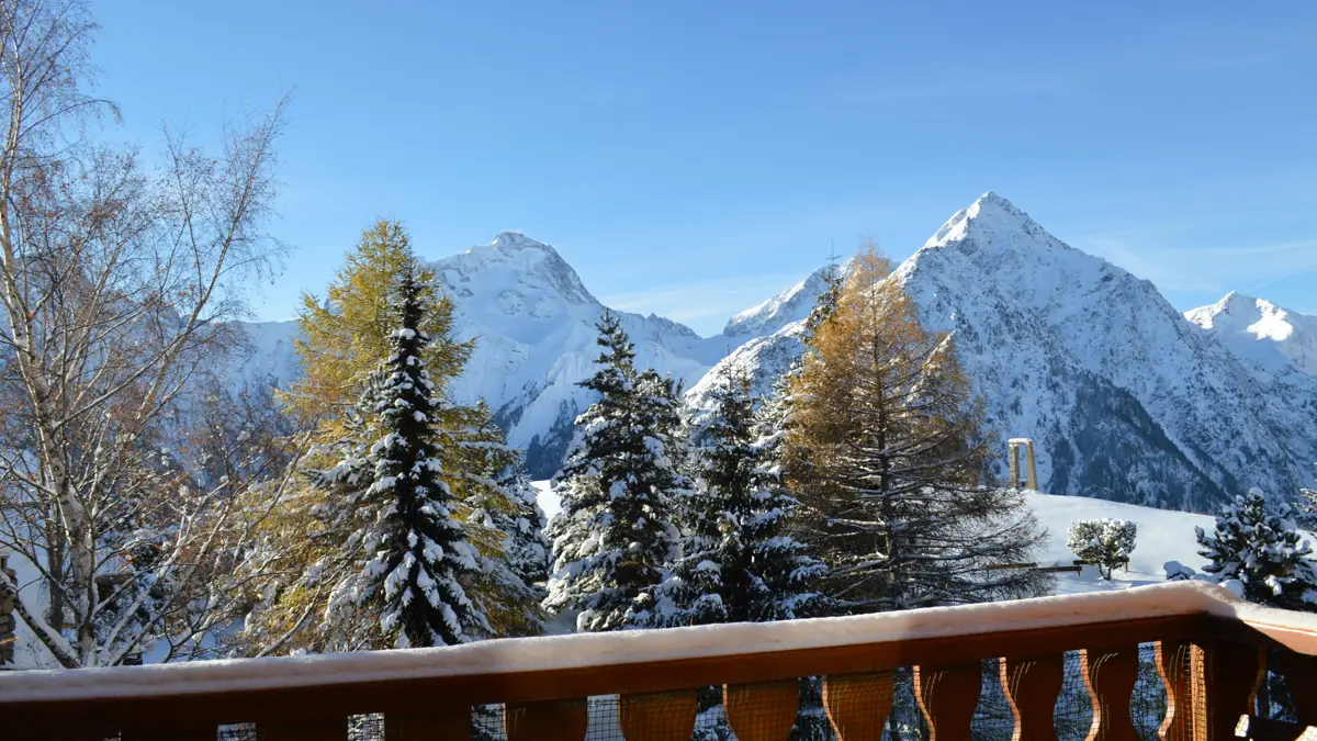 Hotel Serre Palas Les Deux Alpes Standard Balcony View