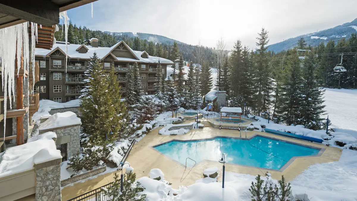 Blackcomb Springs Suites Whistler Hot Tub Swimming Pool 3