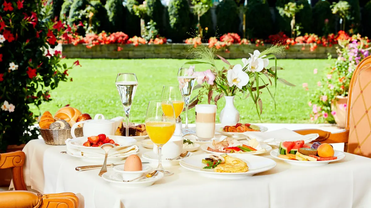 Hotel Salzburgerhof Zell Am See Feng Shui Garden Dining