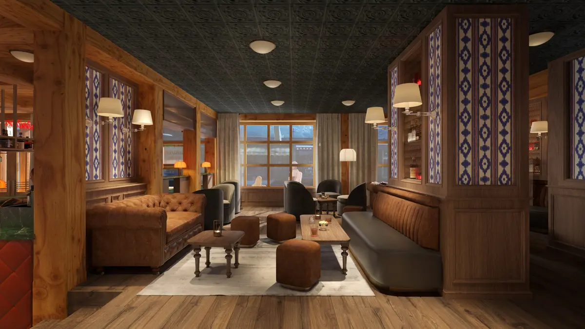 Braunbaer Hotel Wengen Lounge Area Photosynthesis