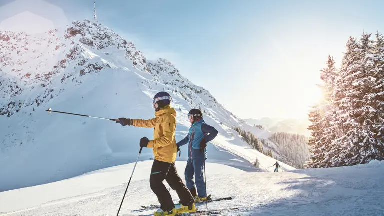 A scenic view of a landscape