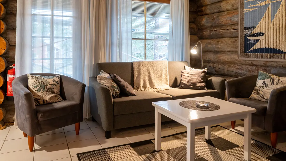 Levi Log Cabins Levi Lomailevi C10 Cabin Lounge