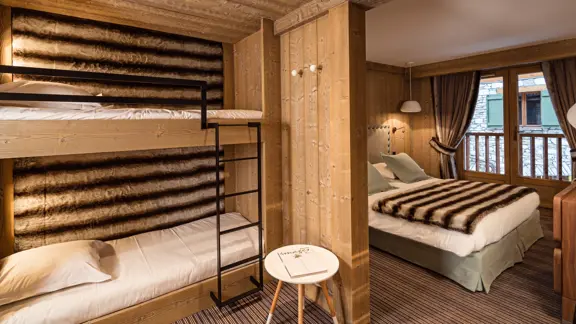 Family bedroom bunk area