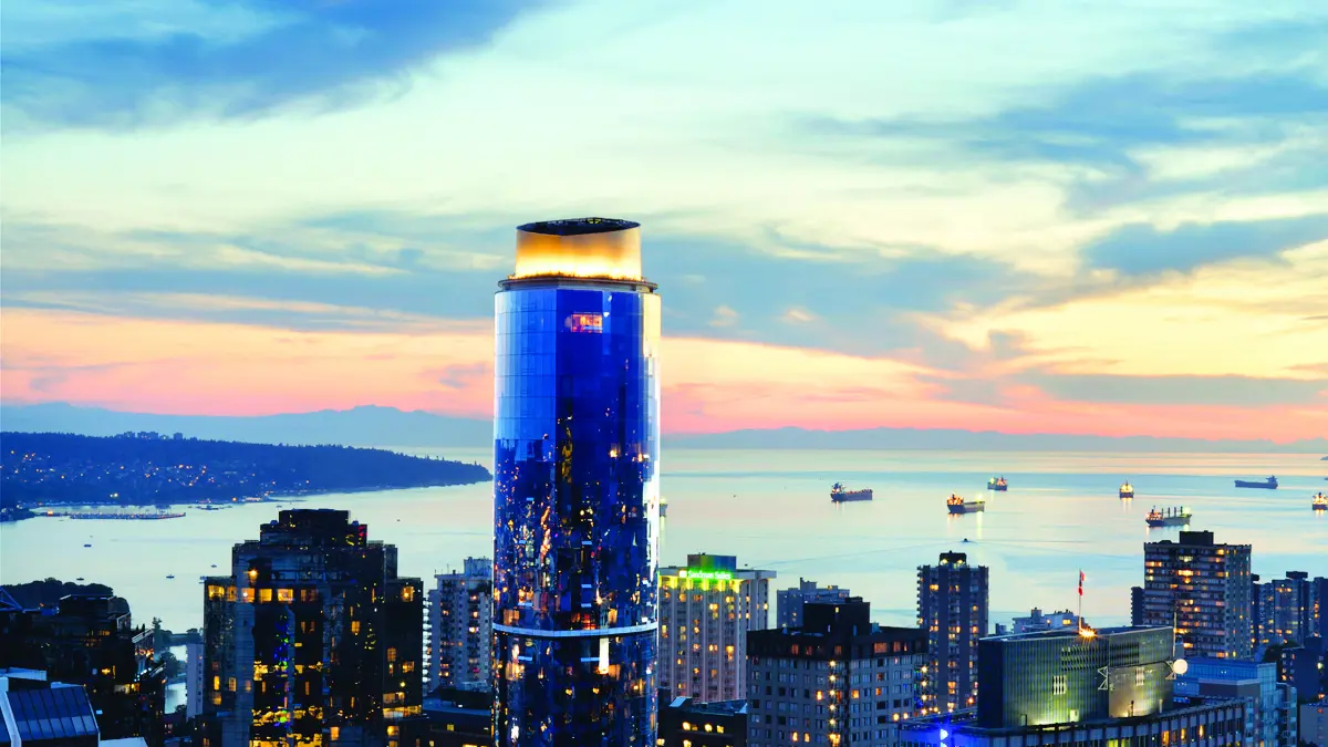 Sheraton Wall Centre Hotel Vancouver Skyline Exterior 2