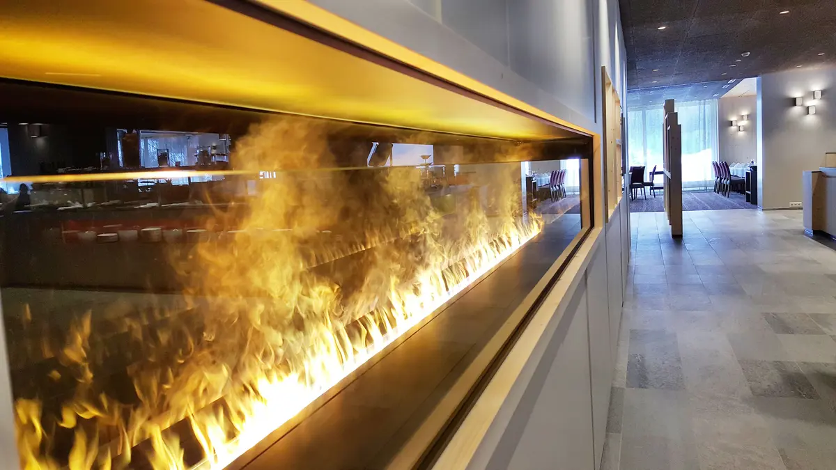 Hotel Sunstar Grindelwald Restaurant Fireplace