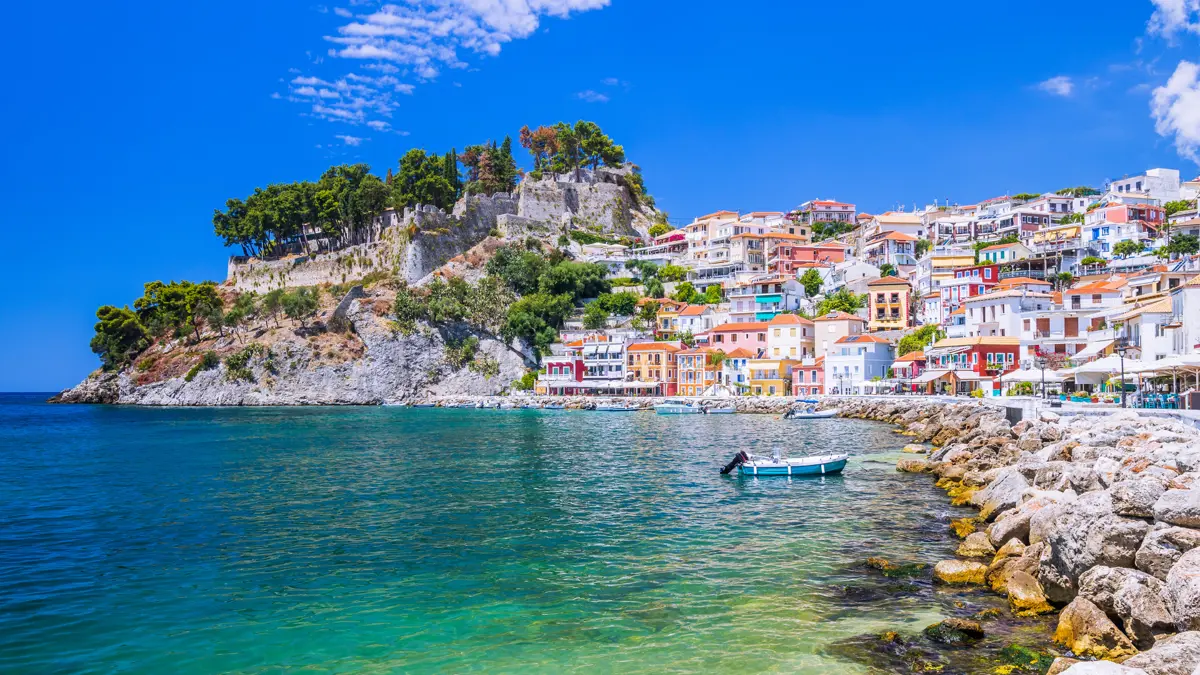 Parga Harbout Epirus Greece