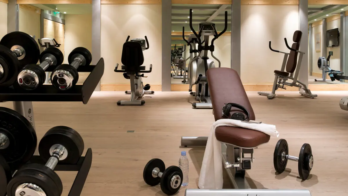 Le Cristal De L'alpe Apartments Alpe D'huez Fitness Room