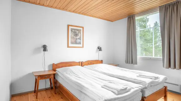 Typical cabin twin bedroom