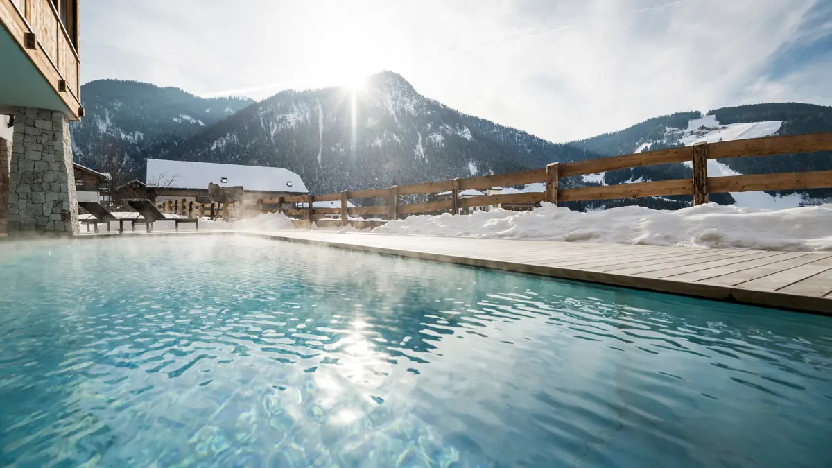 Inghams Italy Dolomites Hotel Mareo Outdoor Swimming Pool