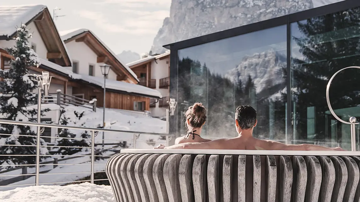 Hotel Ciasa Soleil La Villa Dolomites Italy Hot Tubs