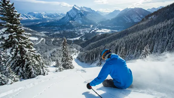 Banff Lake Louise Ski Resort Ski Big 3 Canada Dan Evans